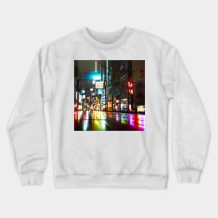 Tokyo Neon - Night Scenario - Realistic Crewneck Sweatshirt